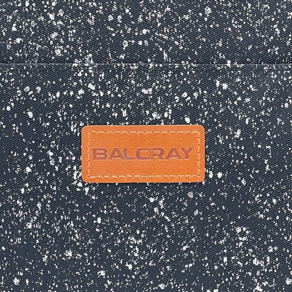 NEW Baloray Speckled Black White Handled Unisex Insulated Lunch Bag - Picture 2 of 11